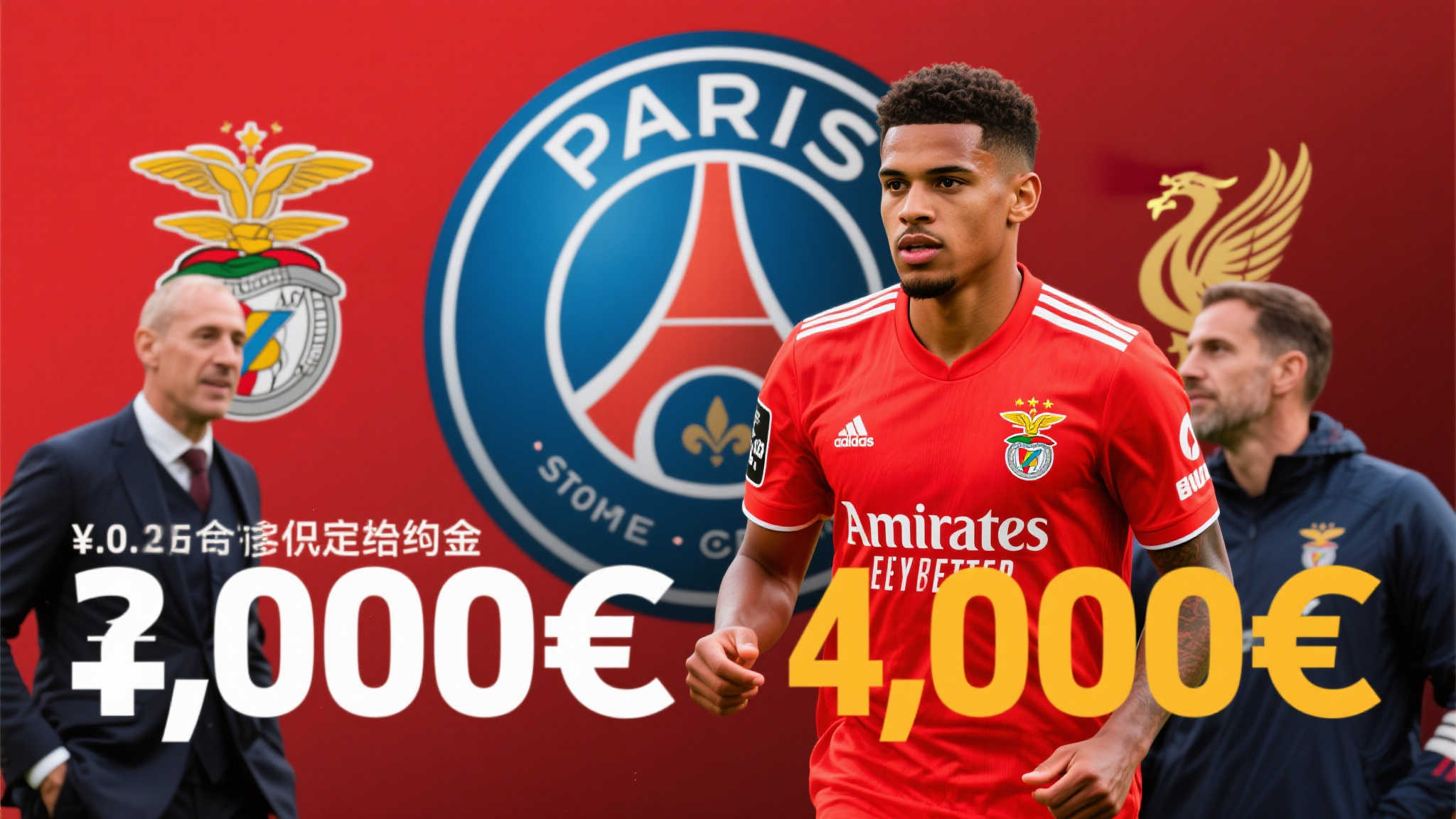 巴黎、利物浦与切尔西角逐本菲卡后防核心阿劳霍